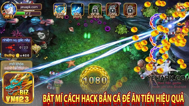 Bật mí cách hack bắn cá để ăn tiền hiệu quả