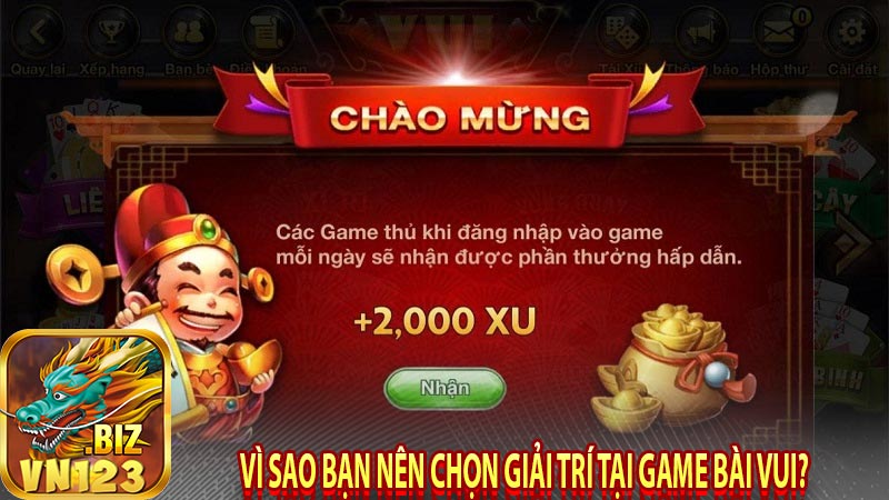 Vì sao bạn nên chọn giải trí tại game bài vui? 